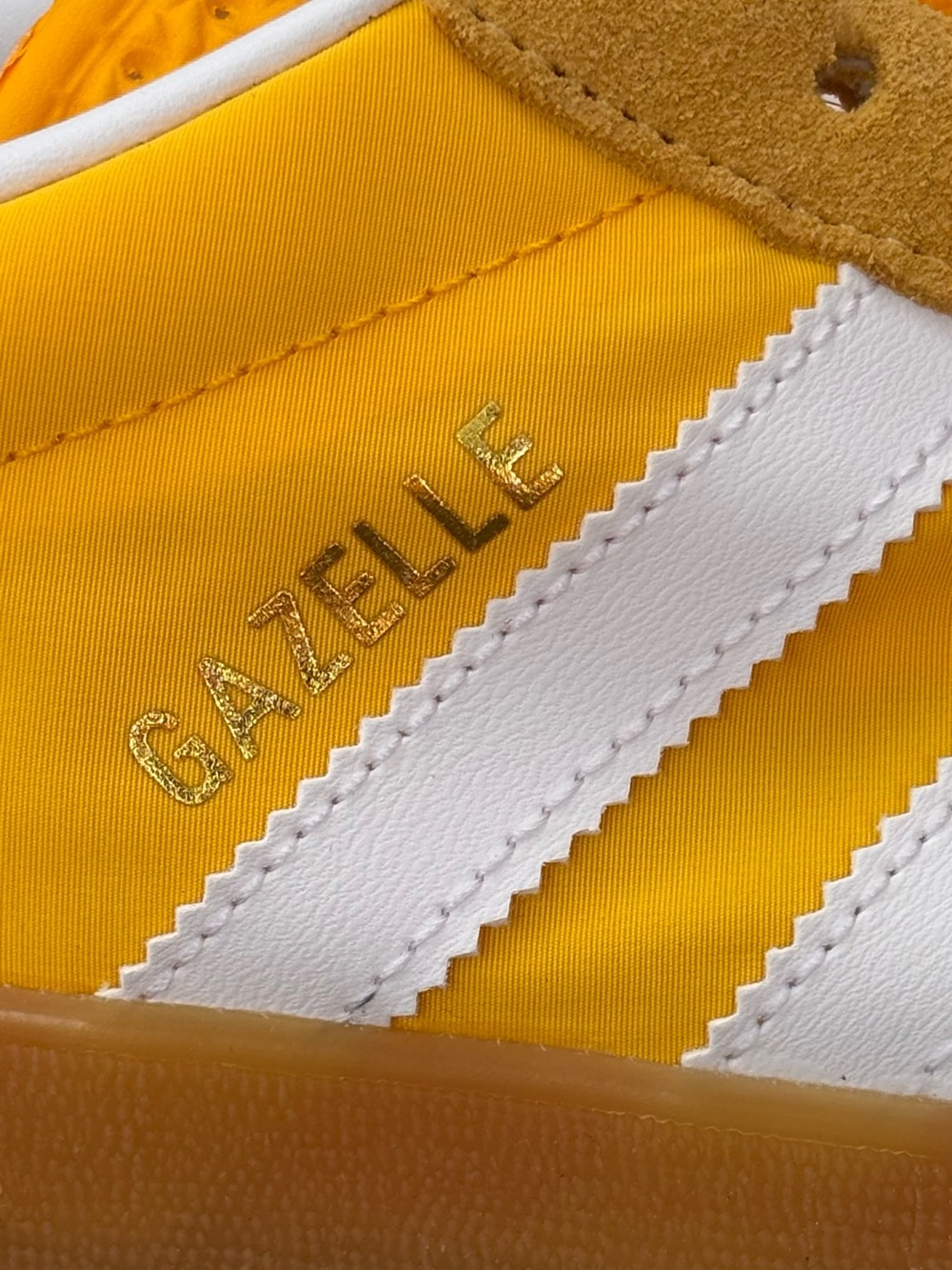 Adidas Gazelle Yellow White Gum Suede Men’s Size 12 New No Box - Picture 10 of 16